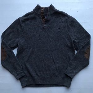 Chaps charcoal grey sweater